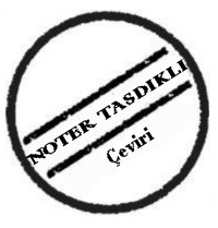 Noter tasdikli ingilizce eviri